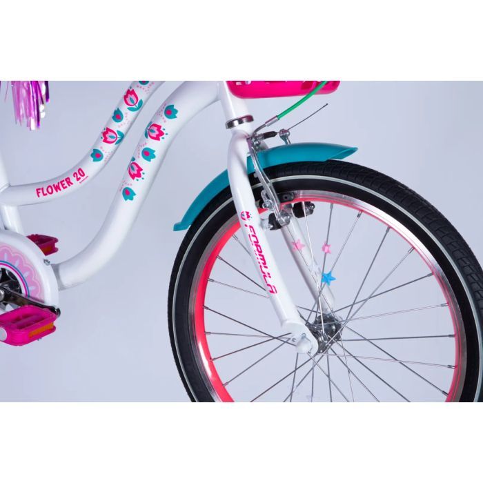 Велосипед Formula 20" Kid FLOWER PREMIUM BH рама-10" ST 2026 фіолетовий (OPS-FRK-20-245) изображение 2
