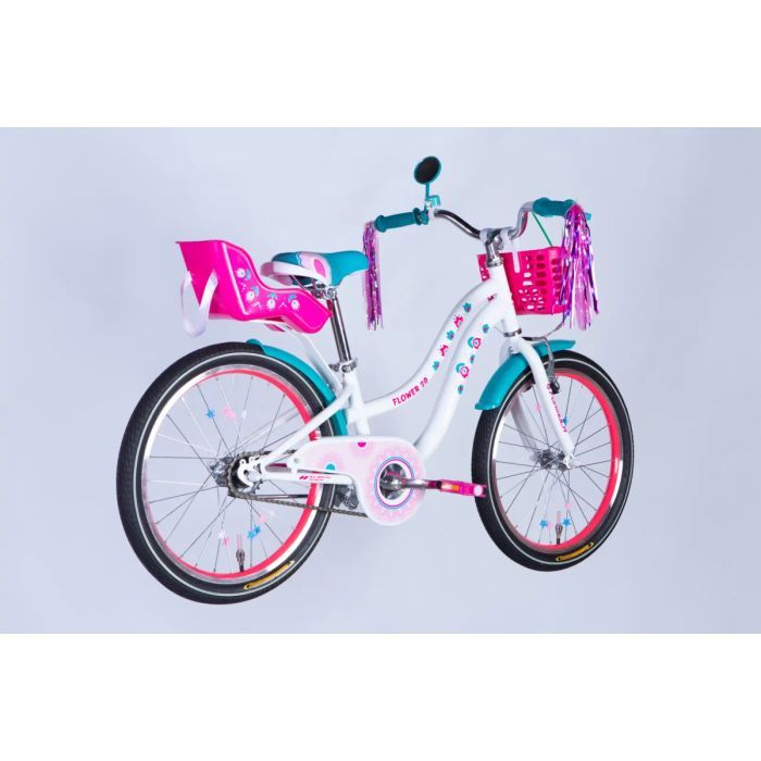 Велосипед Formula 20" Kid FLOWER PREMIUM BH рама-10" ST 2026 фіолетовий (OPS-FRK-20-245) изображение 3