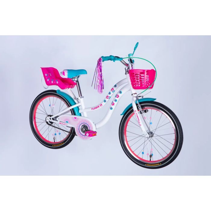 Велосипед Formula 20" Kid FLOWER PREMIUM BH рама-10" ST 2026 фіолетовий (OPS-FRK-20-245) изображение 6