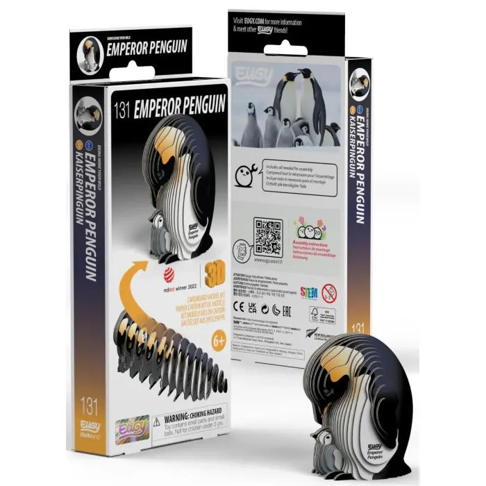 Пазл Eugy 3D Зоопарк Пингвин императорский (XEG-131) изображение 7