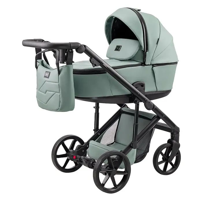 Коляска Adamex 2 в 1 Dolce Eco SA-15 рожева пудра (681945) изображение 2