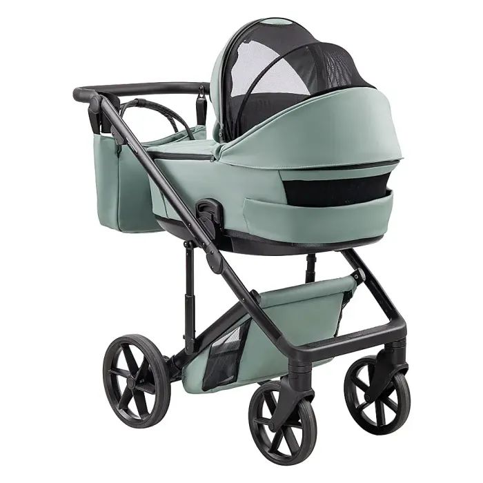 Коляска Adamex 2 в 1 Dolce Eco SA-15 рожева пудра (681945) изображение 6