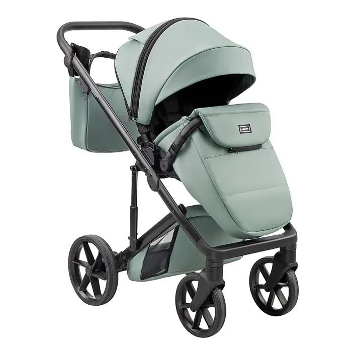 Коляска Adamex 2 в 1 Dolce Eco SA-15 рожева пудра (681945) изображение 7