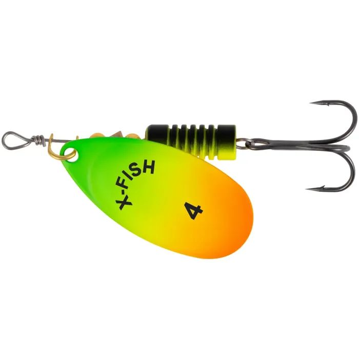Блесна X-Fish Stark 9.5g 4 Nikel UV lime (1917.07.40)