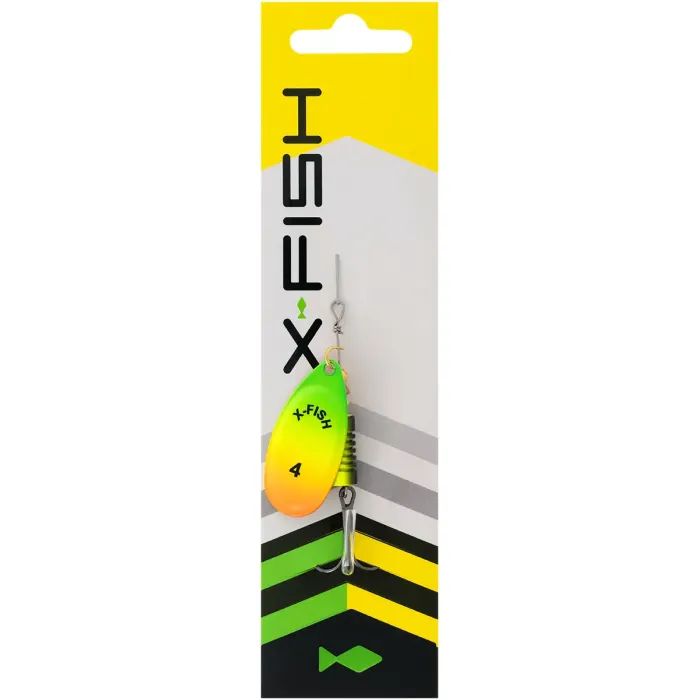 Блесна X-Fish Stark 9.5g 4 Nikel UV lime (1917.07.40) изображение 2