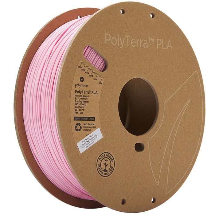 Пластик для 3D-принтера Polymaker PLA PolyTerra 1,75mm 1kg SAKURA PINK (PM70908)