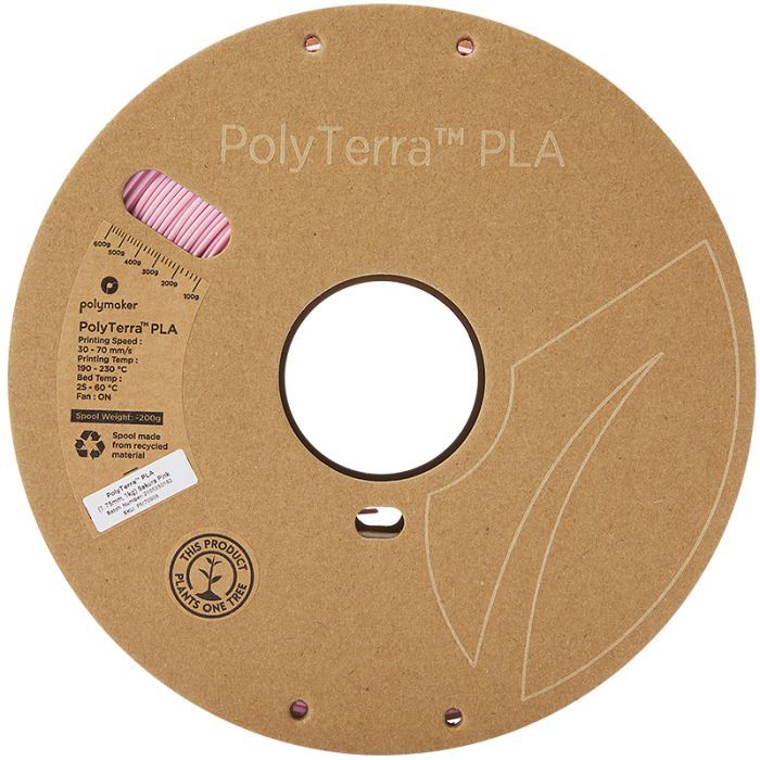 Пластик для 3D-принтера Polymaker PLA PolyTerra 1,75mm 1kg SAKURA PINK (PM70908) зображення 2