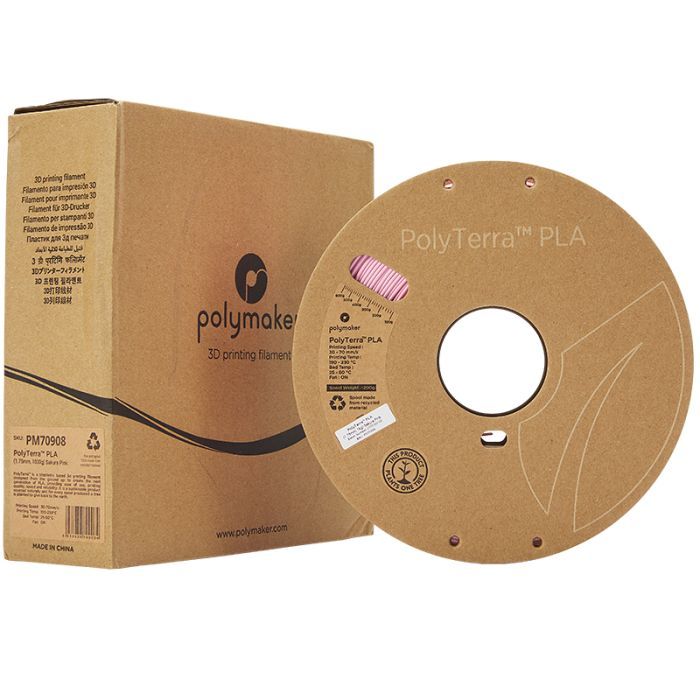 Пластик для 3D-принтера Polymaker PLA PolyTerra 1,75mm 1kg SAKURA PINK (PM70908) зображення 4