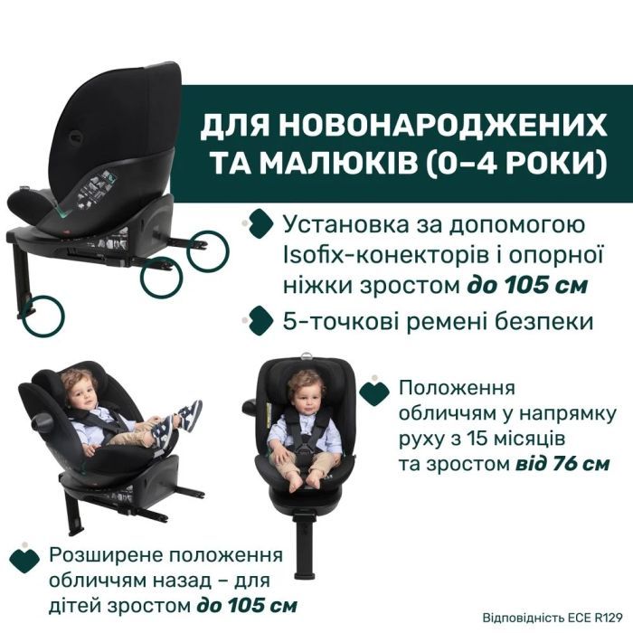 Автокресло Chicco Everone i-Size група 0+/1/2/3 (87148.18) изображение 4