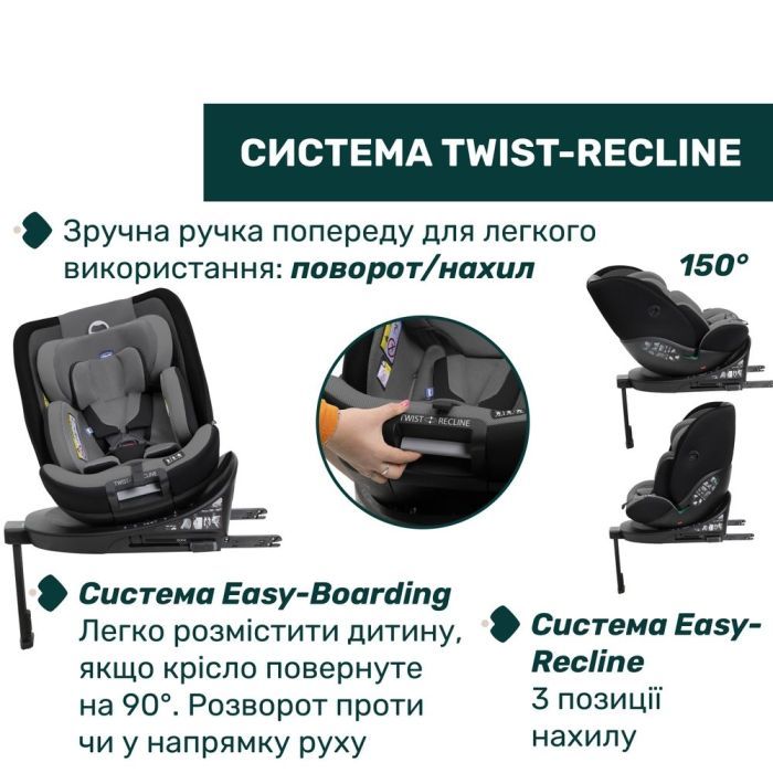 Автокресло Chicco Everone i-Size група 0+/1/2/3 (87148.18) изображение 5