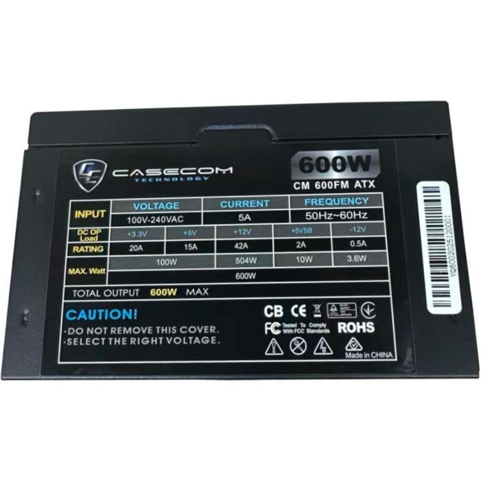 Корпус для ПК Casecom 600W (CM 600FM ATX) изображение 5