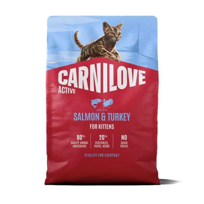 Сухой корм для кошек Carnilove Active Salmon & Turkey Kitten 2 кг (8595602581504)