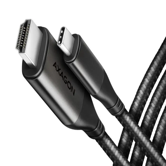 Кабель мультимедійний USB-C to HDMI M 1.8m black AXAGON (RVC-HI2MC)