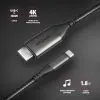 Кабель мультимедійний USB-C to HDMI M 1.8m black AXAGON (RVC-HI2MC) зображення 3