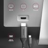 Кабель мультимедийный USB-C to HDMI M 1.8m black AXAGON (RVC-HI2MC) изображение 5