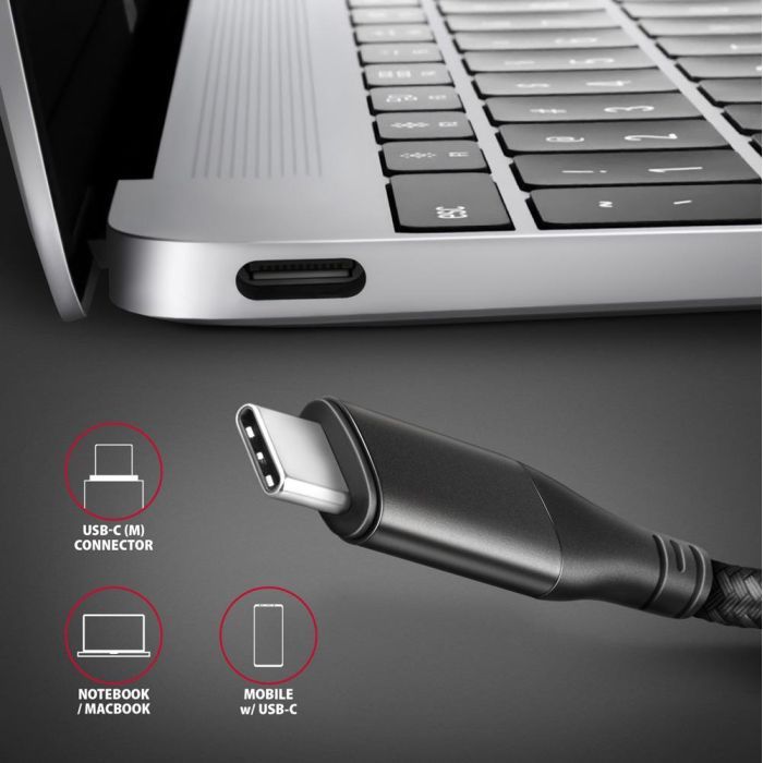 Кабель мультимедийный USB-C to HDMI M 1.8m black AXAGON (RVC-HI2MC) изображение 8