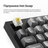 Клавіатура Keychron K10 Max Keychron Super Banana Switch RGB UA Black (K10M-H4-UA) зображення 12