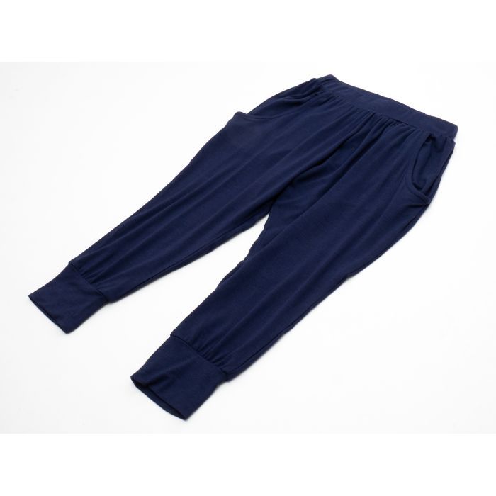 Штани дитячі Lovetti трикотажні (4434-2-98G-blue) зображення 2