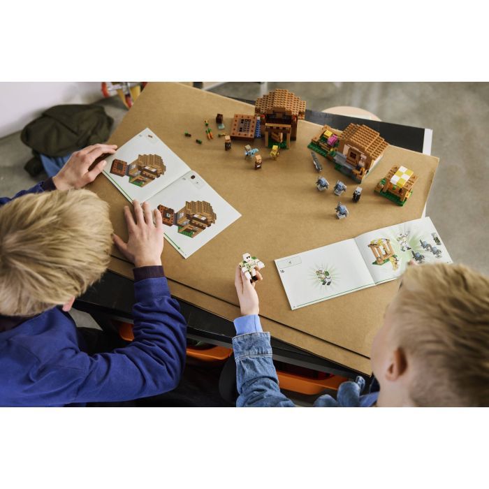 Конструктор LEGO Minecraft Нападение вызывателя на деревню (21596) изображение 9