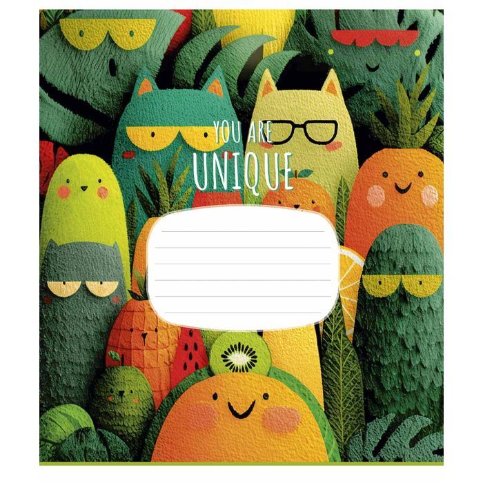 Тетрадь Школярик Genius You are unique 12 листов линия (012-3581L) изображение 5