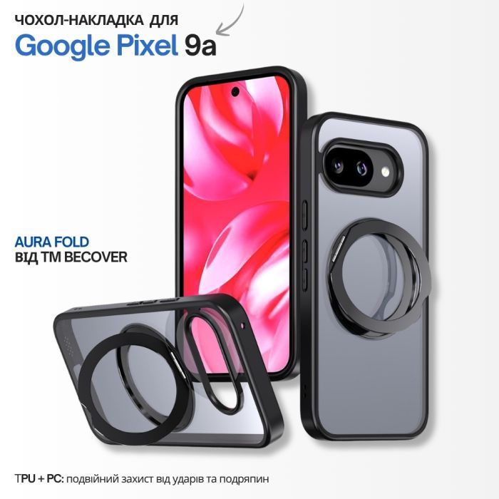 Чехол для мобильного телефона BeCover Aura Fold Google Pixel 9a Black (715665) изображение 2