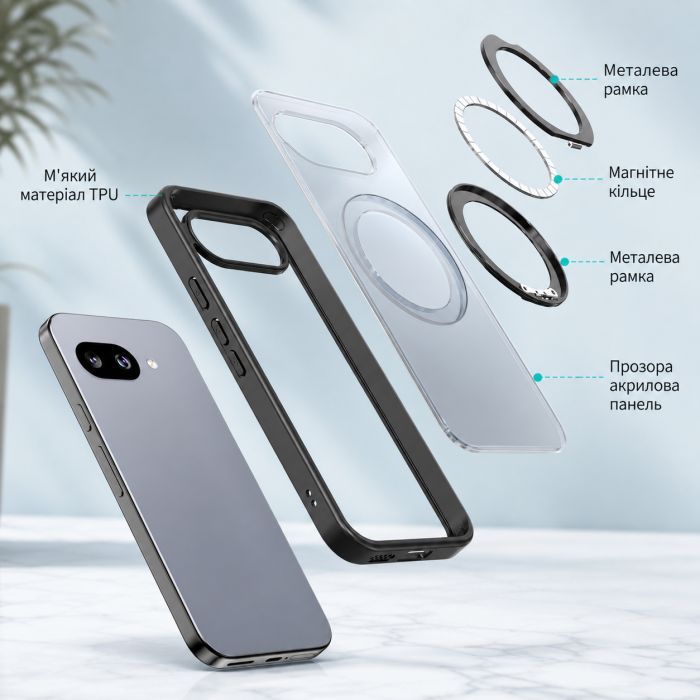 Чехол для мобильного телефона BeCover Aura Fold Google Pixel 9a Black (715665) изображение 9