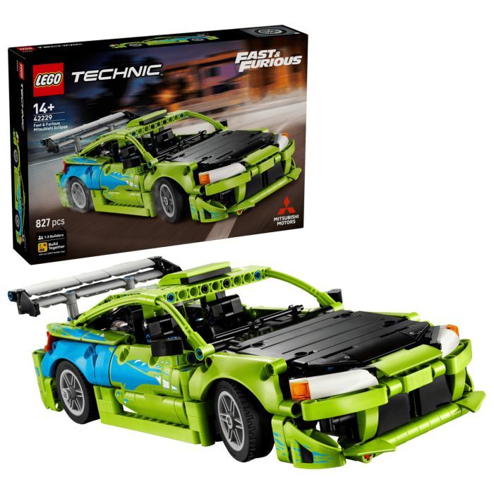 Конструктор LEGO Technic Форсаж Автомобиль Mitsubishi Eclipse (42229)