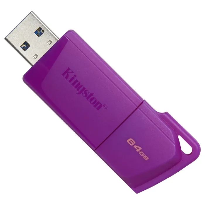 USB флеш накопитель Kingston 64GB DataTraveler Exodia M Purple USB 3.2 Gen 1 (KC-U2L64-7LP) изображение 2