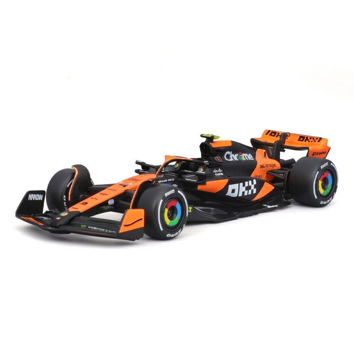 Масштабная модель автомобиля Bburago Автомодель - McLaren F1 MCL38 (2024), 1:43 (18-38214) изображение 9