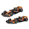 Масштабная модель автомобиля Bburago Автомодель - McLaren F1 MCL38 (2024), 1:43 (18-38214)
