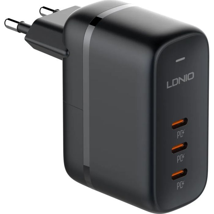 Зарядное устройство LDNIO 2xUSB-C PD65W + 1xUSB QC3.0 GaN (Q367)