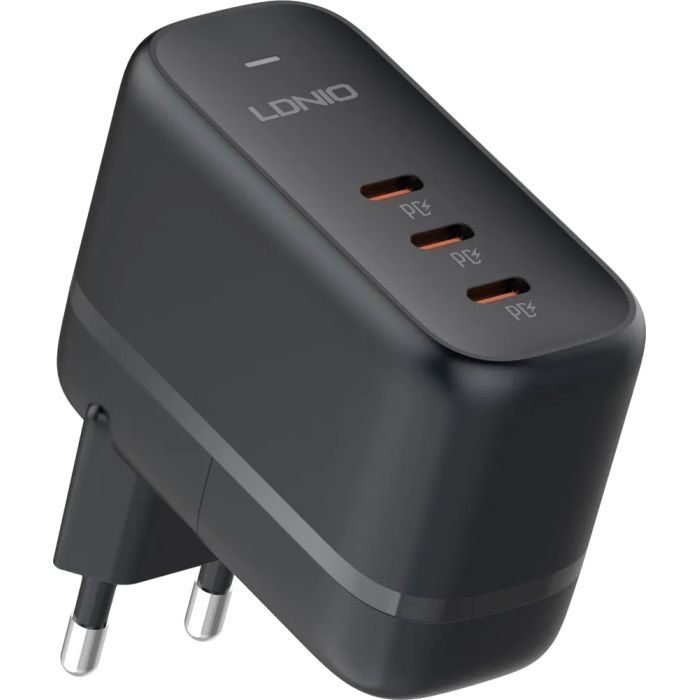 Зарядное устройство LDNIO 2xUSB-C PD65W + 1xUSB QC3.0 GaN (Q367) изображение 2