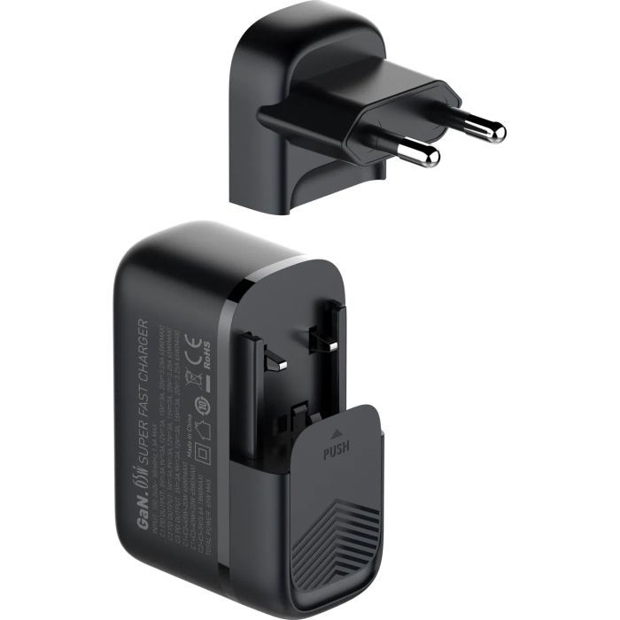 Зарядное устройство LDNIO 2xUSB-C PD65W + 1xUSB QC3.0 GaN (Q367) изображение 6