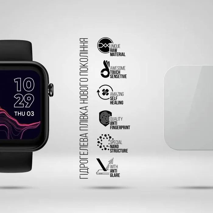 Плівка захисна Armorstandart Matte hydrogel Mobvoi TicWatch GTH 6 pcs (ARM92078) зображення 2