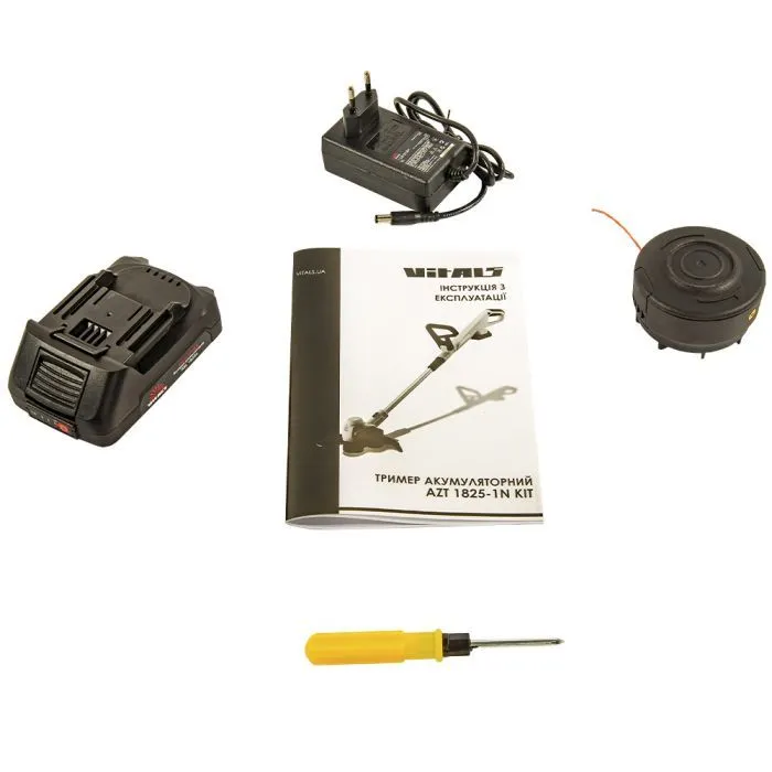 Триммер садовый Vitals AZT 1825-1n Kit, 18V, 30см, 2Ah, 2.15кг (223825) изображение 10