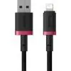 Дата кабель USB 2.0 AM to Lightning 1.0m 2.4A red+black Baseus (P10377801U01-01) изображение 2