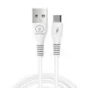 Дата кабель USB 2.0 AM to USB-C 1.0m 2.4A X195 white WUW (WUW-X195TC)