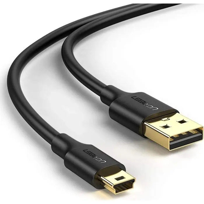 Дата кабель USB 2.0 AM to Mini 5P 3.0m 2A PVC black Ugreen (UGR-10386) изображение 2