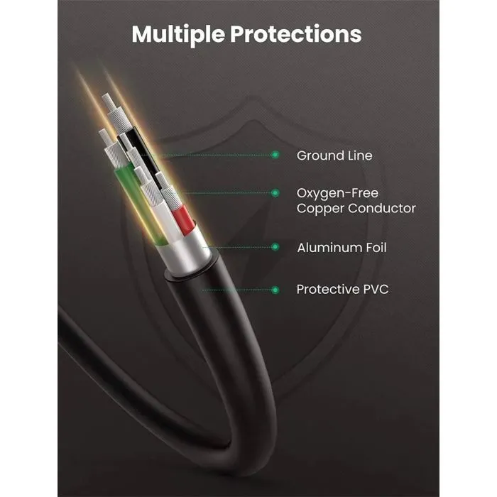 Дата кабель USB 2.0 AM to Mini 5P 3.0m 2A PVC black Ugreen (UGR-10386) изображение 5