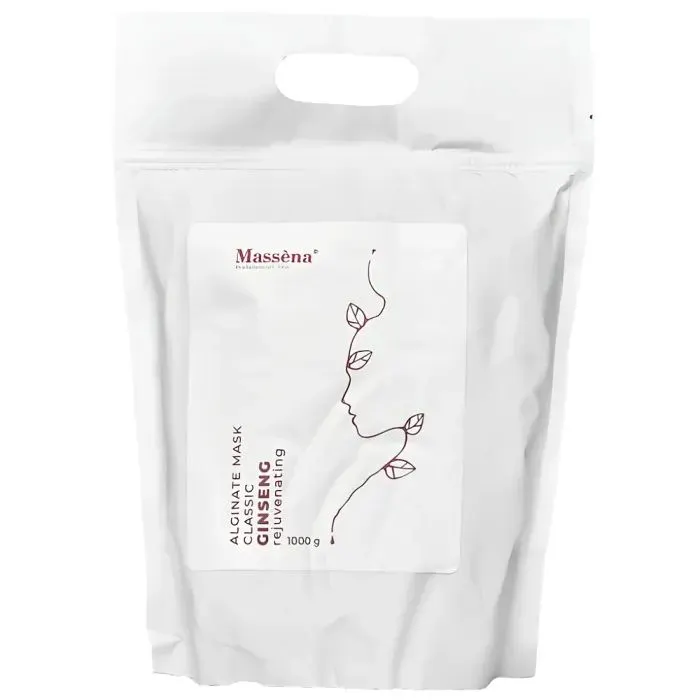 Маска для лица Massena Alginate Mask Ginseng Альгинатная омолаживающая С женьшенем 1000 г (3354495013838)