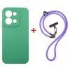 Чехол для мобильного телефона Dengos Case + Cross-body Strap Xiaomi Redmi 15C Mint+Purple (DG-KM-CCRB-50)