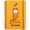 Тижневик Kite дитячий на спіралі Garfield, тверда обкладинка (GF26-438)