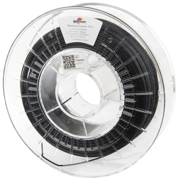Пластик для 3D-принтера Spectrum PLA Carbon 1.75mm BLACK 0.5kg (80465)