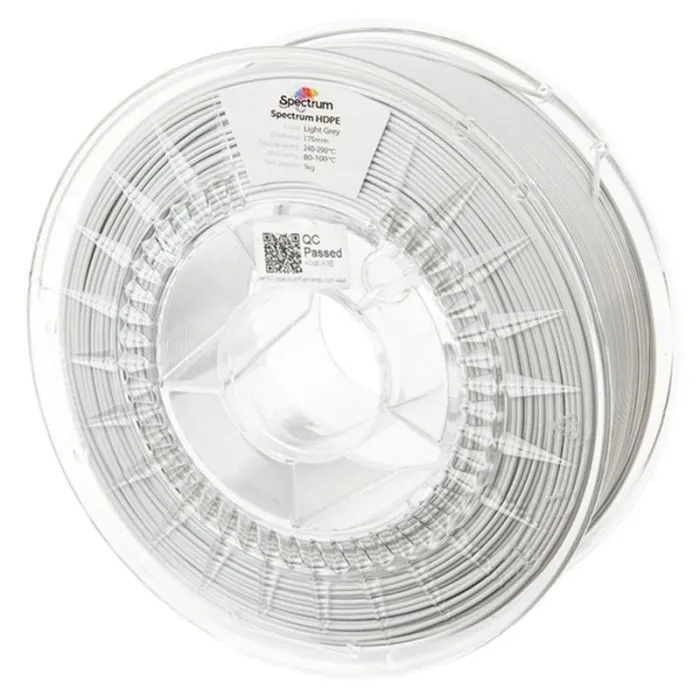 Пластик для 3D-принтера Spectrum HDPE 1.75mm 1kg, Grey, Light (81638)