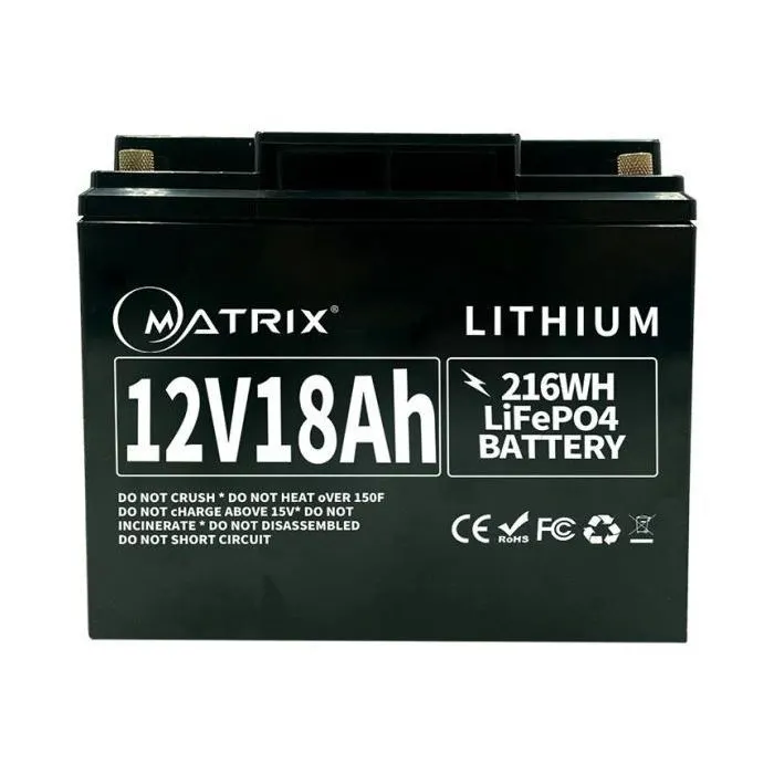 Батарея LiFePo4 Matrix 12.8V-18Ah 230.4Wh (MLR 1218) зображення 2