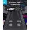 Дата кабель USB-C to USB-C 1.8m 240W braided Anker (A82E2H11) изображение 2