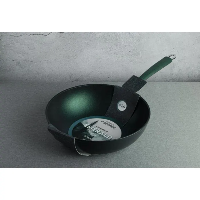 Сковорода Pepper Emerald Titanium Pro Wok 28x8 см (PR-2108-28) изображение 3
