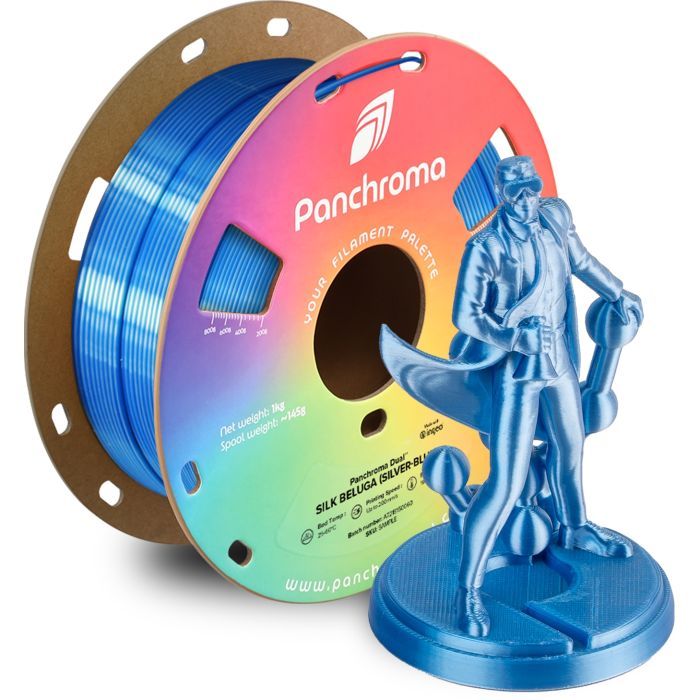 Пластик для 3D-принтера Polymaker PLA PANCHROMA DUAL SILK 1,75mm 1kg Gold-Red (CA03030) зображення 4