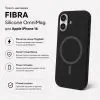 Чохол до мобільного телефона BeCover FIBRA Silicone OmniMag Apple iPhone 16 Black (716223) зображення 3