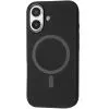 Чохол до мобільного телефона BeCover FIBRA Silicone OmniMag Apple iPhone 16 Black (716223)